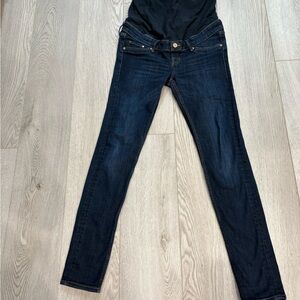 Dark Blue Women's Skinny Jeans maternity size 6